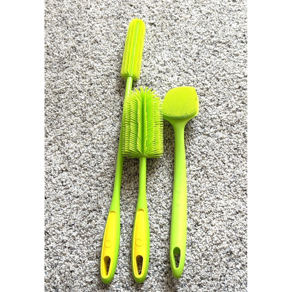 Set of 3 Kochblume Silicone Bottle brushes New
